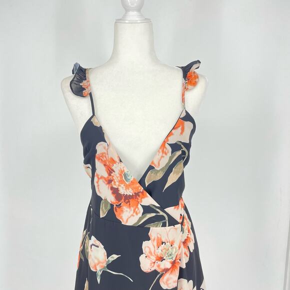 Boutique Sleeveless Floral Dress Size Medium - Picture 4 of 11